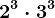 2^3\cdot 3^3
