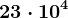 23 \cdot 10^4