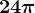 24\pi