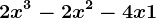 2x^3-2x^2-4x+1