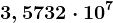 3,5732 \cdot 10^7