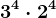 3^4\cdot2^4