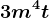 3m^4t