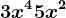 3x^4+5x^2