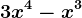 3x^4-x^3