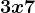 3x7