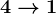 4--> 1