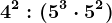 4^2:(5^3\cdot 5^2)
