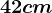 42 cm