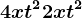 4xt^2 + 2xt^2