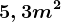 5,3 m^2