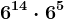 6^14\cdot 6^5