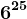 6^25