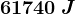 61740\: J