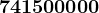 741500000