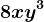 8xy^3