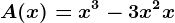 A(x)=x^3-3x^2+x