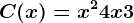 C(x)=x^2+4x+3