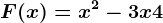 F(x)=x^2-3x+4