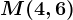 M(4,6)