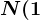 N(1;0,4)