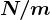 N/m