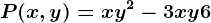 P(x,y)=xy^2-3xy+6