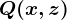 Q(x,z)