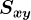 Sxy