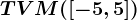 TVM([-5,5])