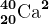 20^40\textrmCa^2+