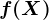 f(X)