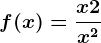 f(x)=\fracx+2x^2