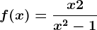 f(x)=\fracx+2x^2-1