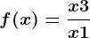 f(x)=\fracx+3x+1