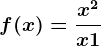 f(x)=\fracx^2x+1