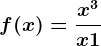 f(x)=\fracx^3x+1