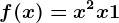 f(x)= x^2 + x + 1