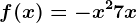 f(x)=-x^2+7x