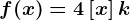 f(x)=4\left [ x \right ]+k