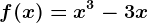 f(x)=x^3-3x