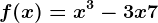 f(x)=x^3-3x+7