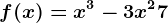 f(x)=x^3-3x^2+7