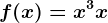 f(x) = x^3+x