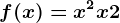 f(x) = x^2 + x + 2