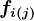fi(j)