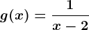 g(x)=\frac1x-2