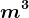 m^3