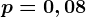 p=0,08