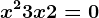 x^2+3x+2=0
